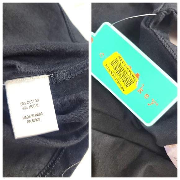 COPPER KEY PEACE LOVE AND JOY HOLIDAY T-SHIRT - Picture 3 of 3